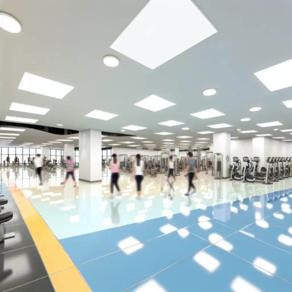 Interieur van de moderne sportfaciliteiten van Sportclub Franeker