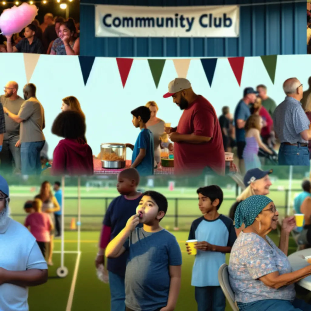 Sporters in actie tijdens een community-evenement van Sportclub Franeker