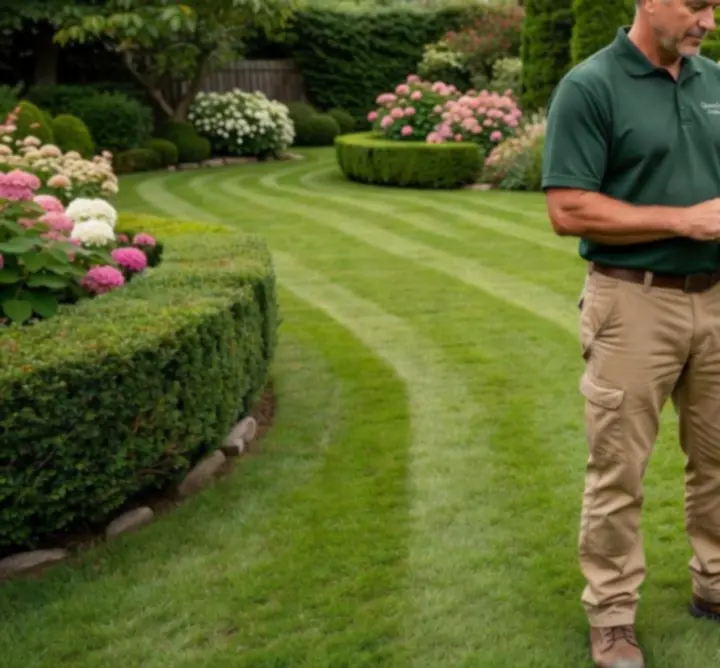 Tuinexpert die onderhoudsafspraken inplant in een agenda