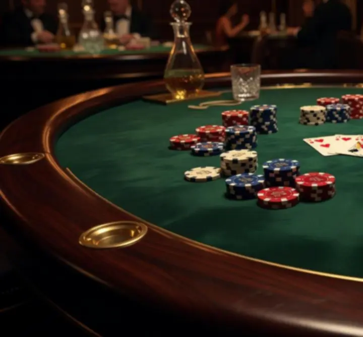 Prémium pókerasztalok és valódi zsetonok közelről